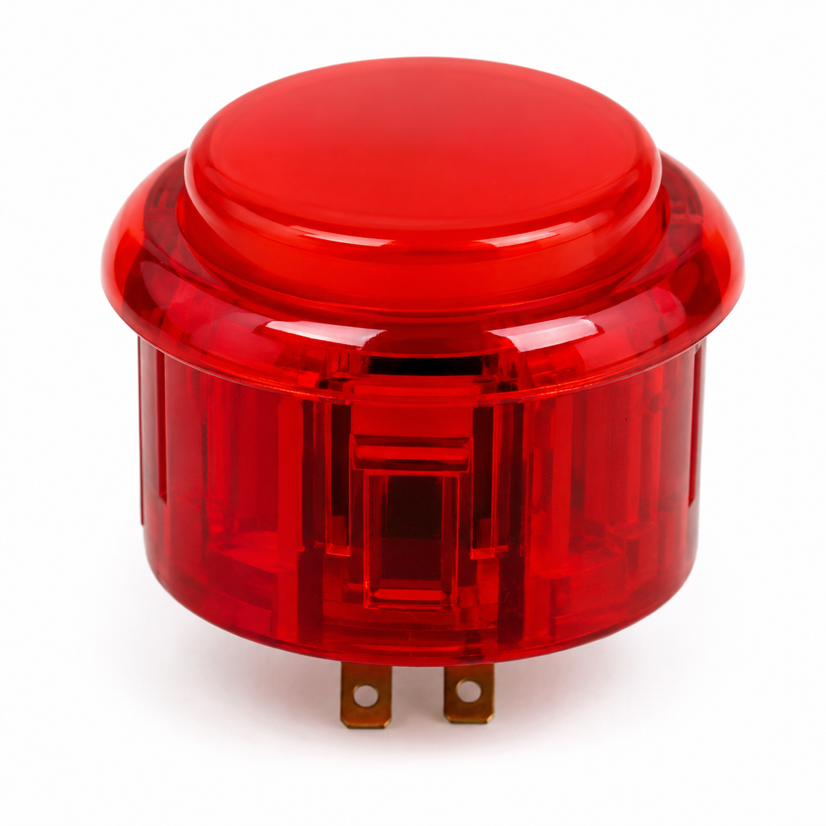 Red LED Arcade Push Button 24mm